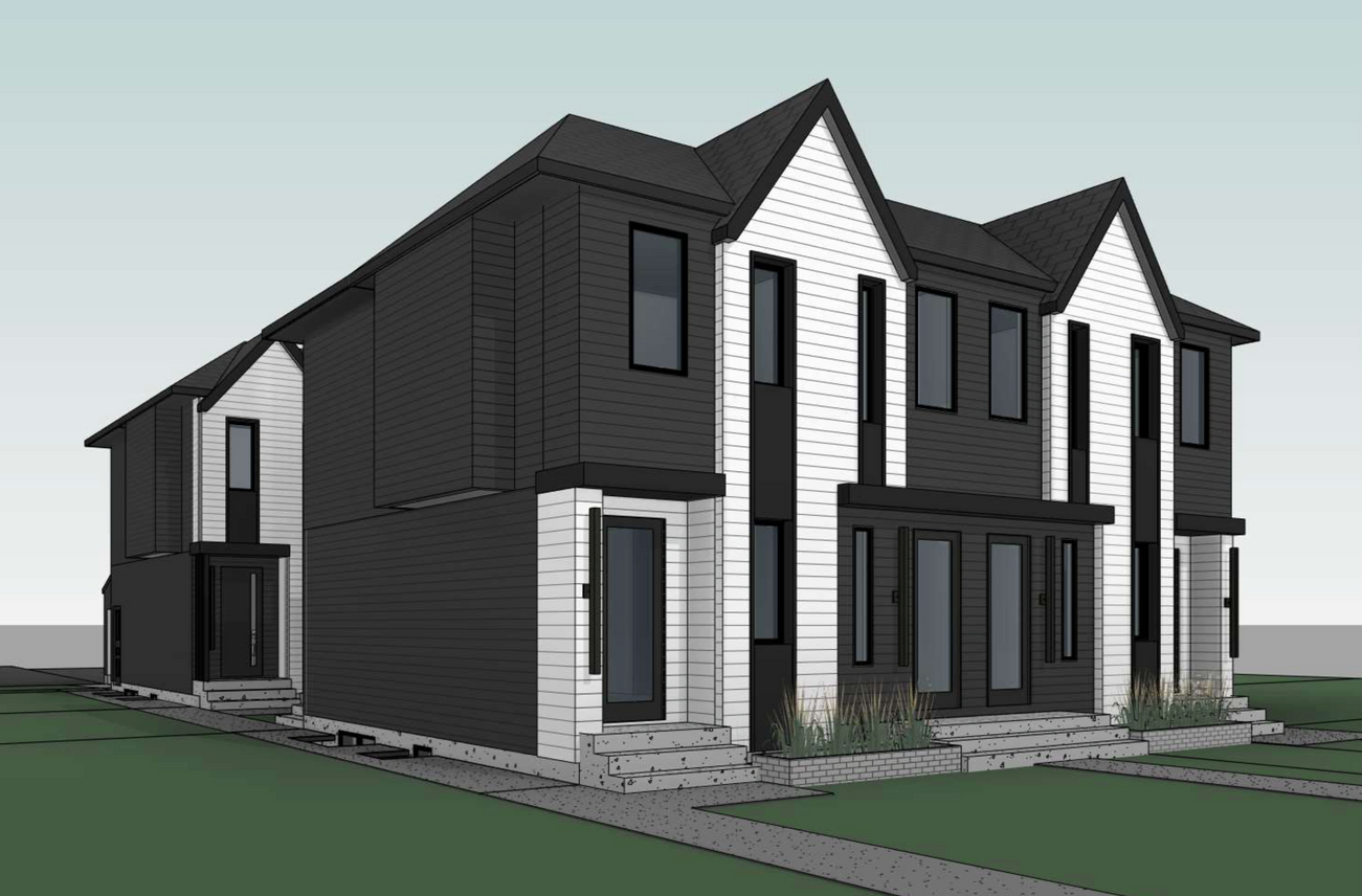 8-plex development in Calgary