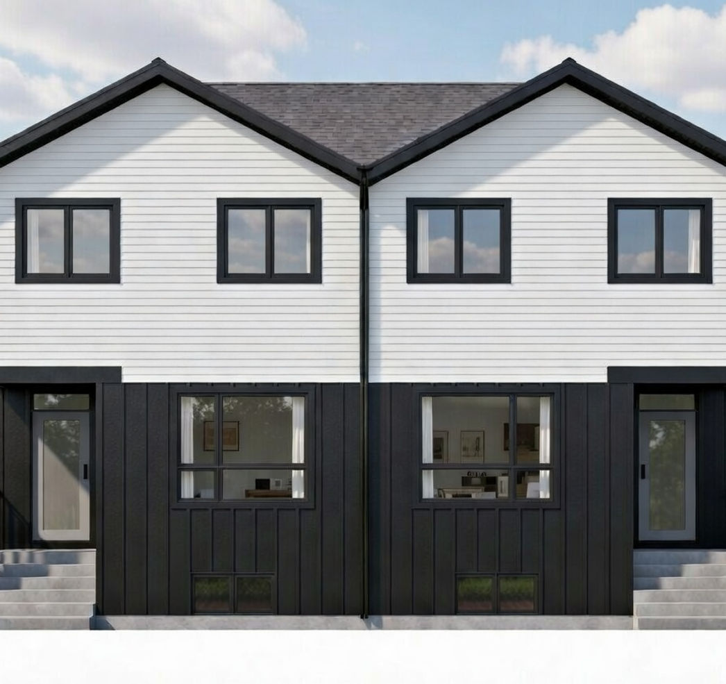 4-plex infill development in Calgary